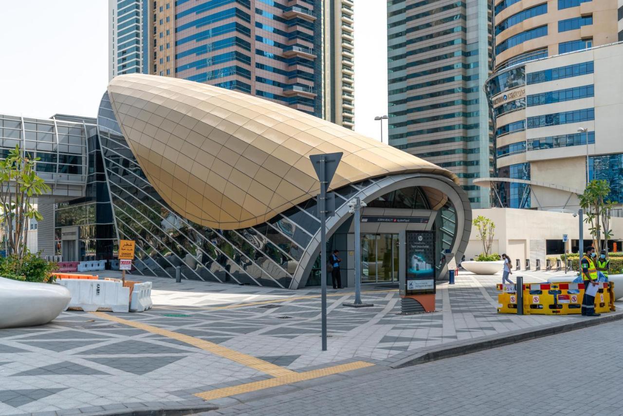 Modern 1Br Apartment In Jlt Next To Metro With City Views Dubai Bagian luar foto