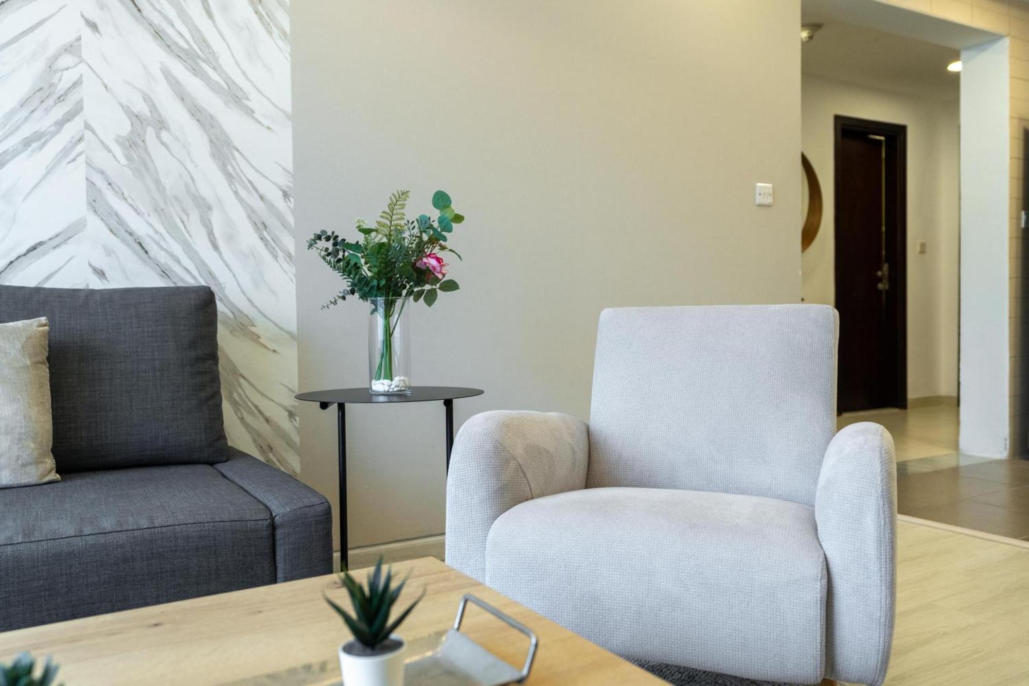 Modern 1Br Apartment In Jlt Next To Metro With City Views Dubai Bagian luar foto